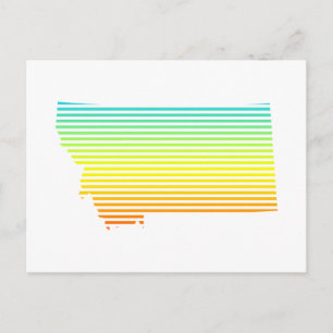 Carte Postale fondu de refroidissement montana