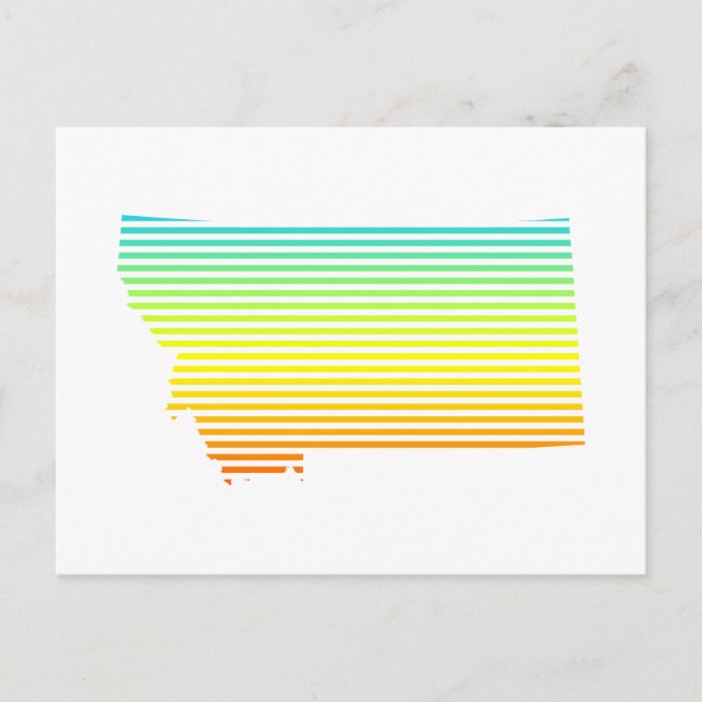 Carte Postale fondu de refroidissement montana (Devant)