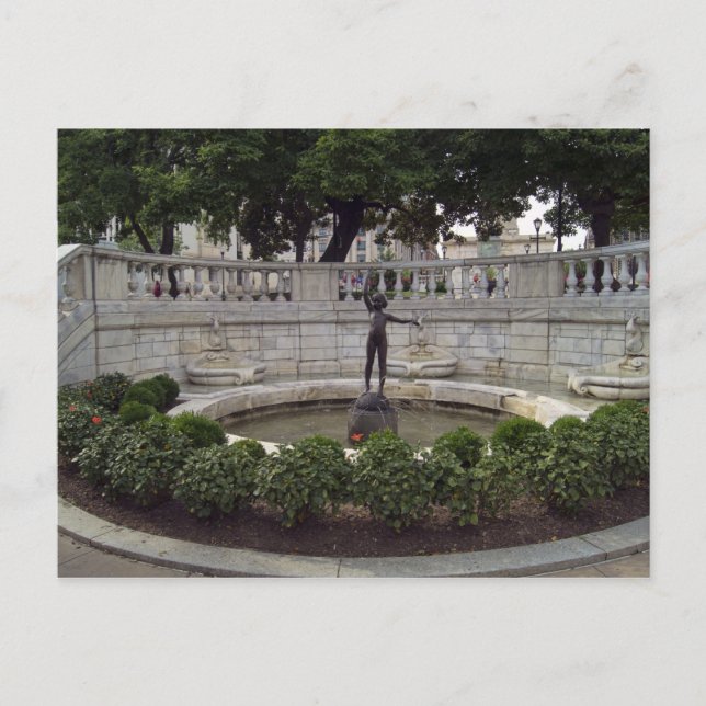 Carte Postale Fontaine à Mt Washington (Devant)