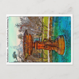 Carte Postale Fontaine à Old Courthouse, Fredericksburg, TX