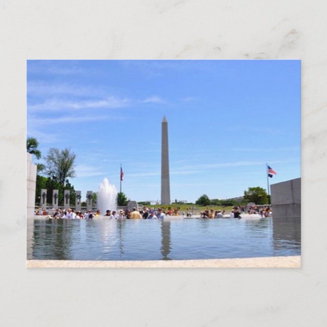 Carte Postale Fontaine commémorative de la Seconde Guerre mondia (Devant)