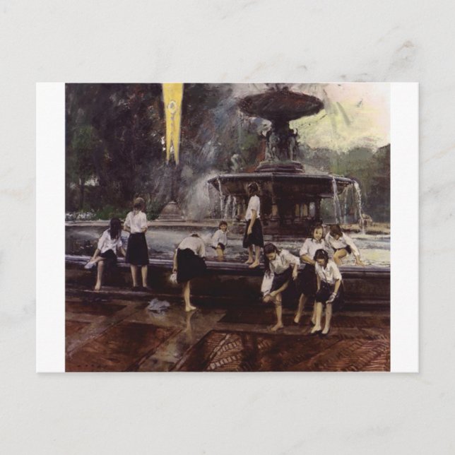 Carte Postale Fontaine de Bethesda, Central Park, NYC (Devant)