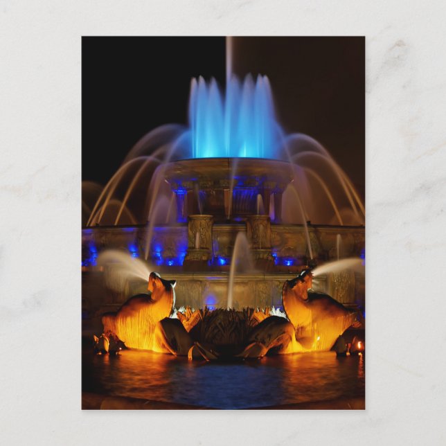 Carte Postale Fontaine de Buckingham - Blues (Devant)