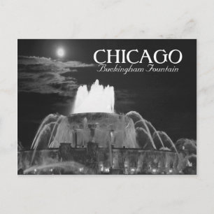 Carte Postale Fontaine de Buckingham Chicago Illinois