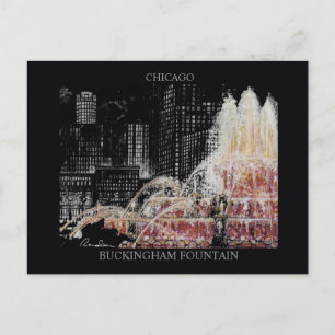 Carte postale Fontaine de Buckingham Randsom Keith