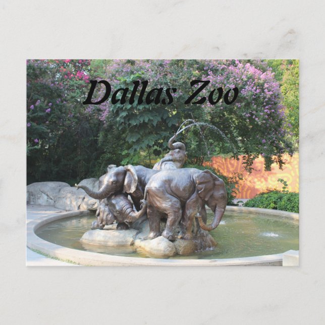 Carte Postale Fontaine de l'Éléphant (Devant)