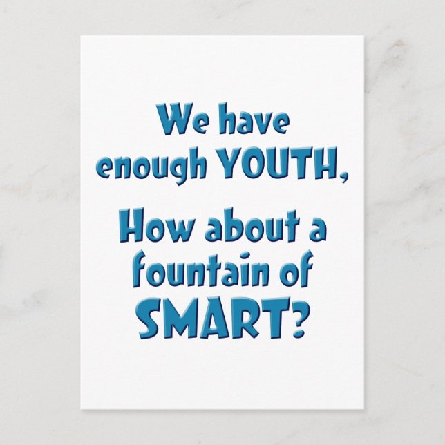 Carte Postale Fontaine de SMART (Devant)