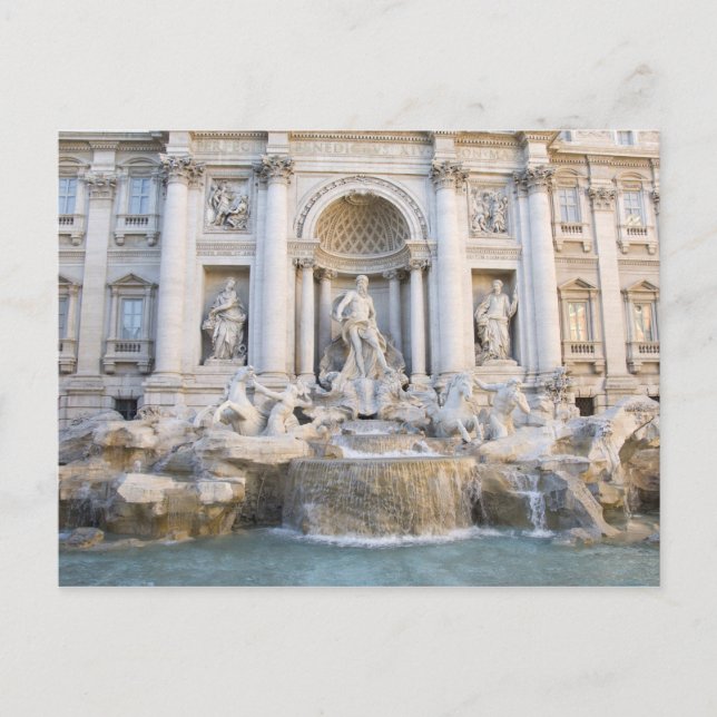 Carte Postale Fontaine de Trevi (Devant)