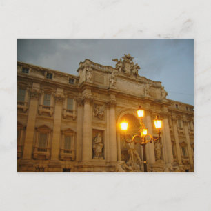 Carte Postale fontaine de trevi
