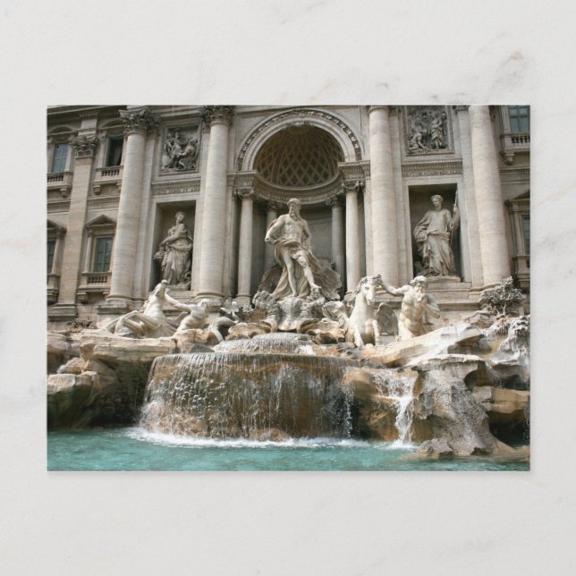Carte Postale Fontaine de Trevi (Fontana di Trevi) - Rome (Devant)