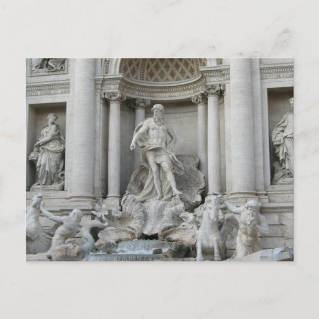 Carte Postale Fontaine de Trévi Fontana di Trevi Rome Italie (Devant)