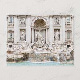 Carte Postale Fontaine de Trevi (italienne : Fontana di Trevi)