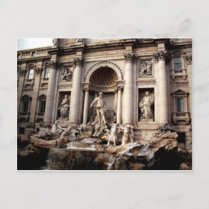 Carte Postale Fontaine de Trevi Rome Italie Voyage