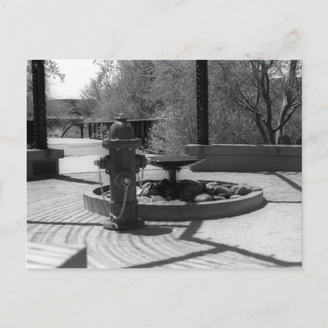 Carte Postale Fontaine d'eau VS Firehydrater (Devant)