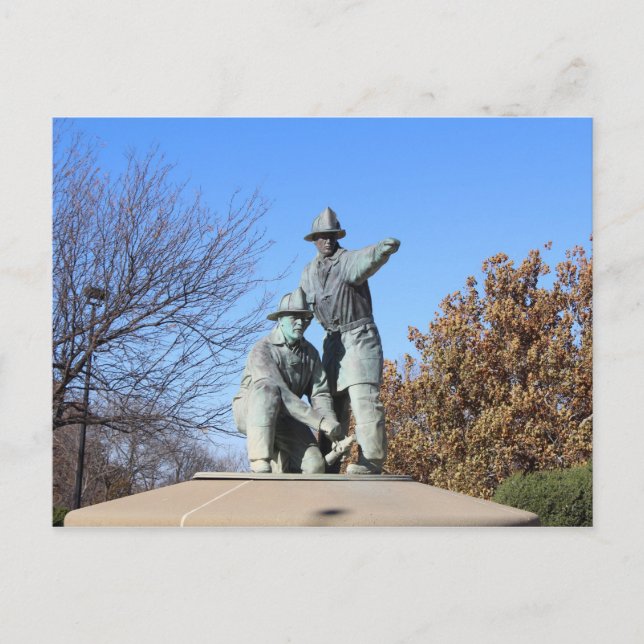 Carte Postale Fontaine des pompiers # 12 (Devant)