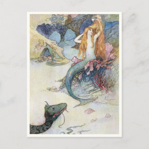 Carte Postale Fontaine d'or de Warwick Goble