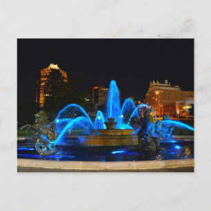 Carte Postale Fontaine J.C. Nichols en Blue, Kansas City