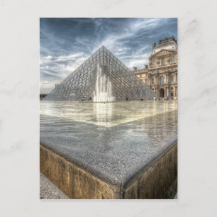 Carte Postale Fontaines au Louvre, Paris France