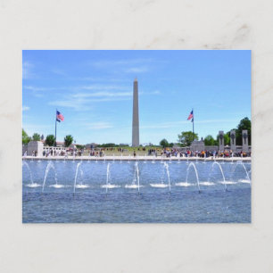 Carte Postale Fontaines du Mémorial de la Seconde Guerre mondial
