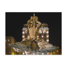 Fontana del Tritone, Rome, Italy -