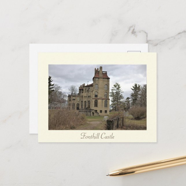 Carte postale Fonthill Castle (Devant/Arrière en situation)