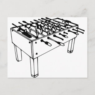 Carte Postale Foosball - Football de table