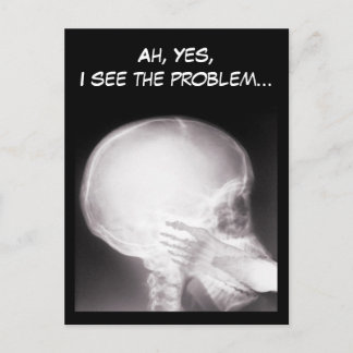 Carte Postale Foot à Mouth X-Ray