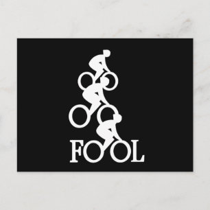 Carte Postale Foot Vélo - Ventilateur Cycliste