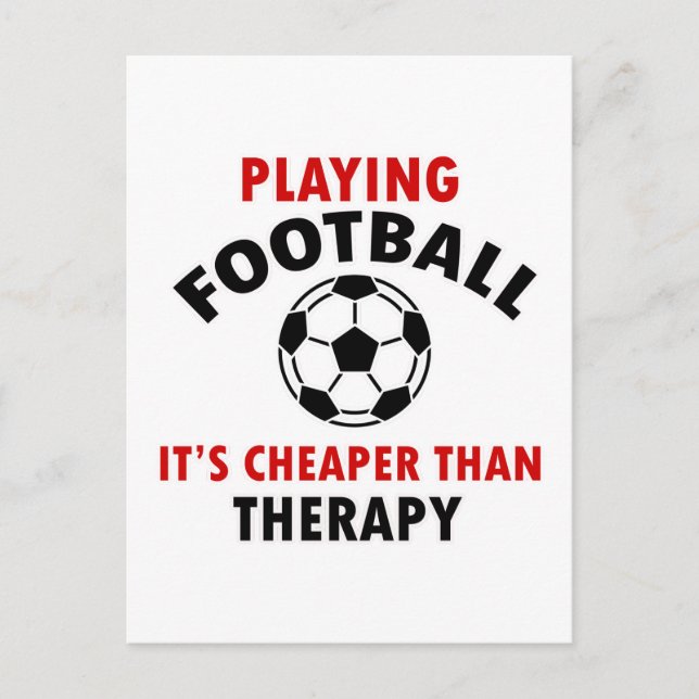 Carte Postale football (Devant)