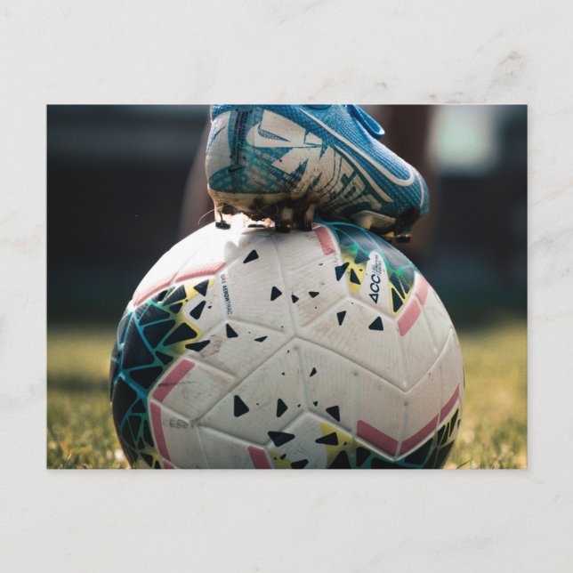 Carte Postale football (Devant)