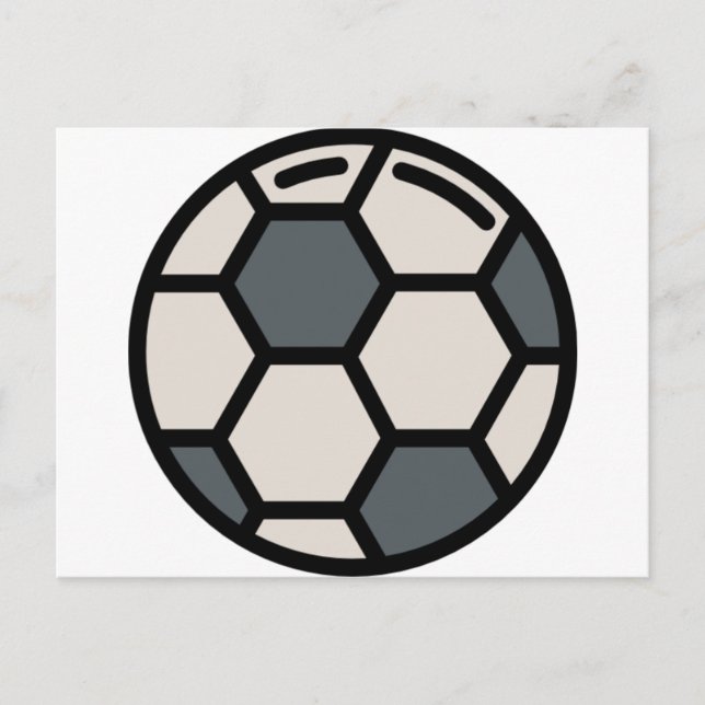 Carte Postale football (Devant)