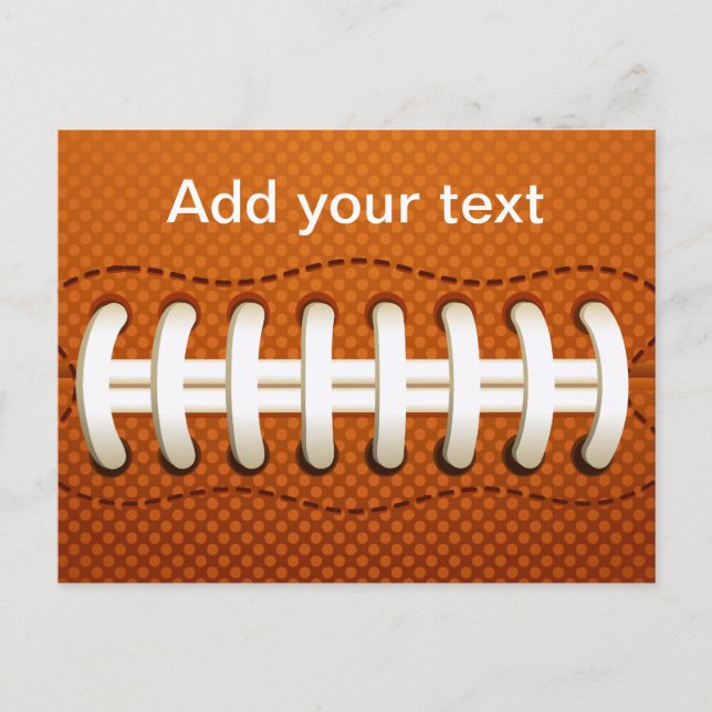 Carte Postale Football (Devant)