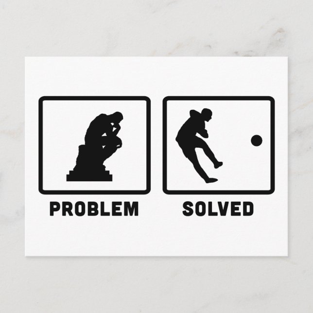 Carte Postale Football (Devant)