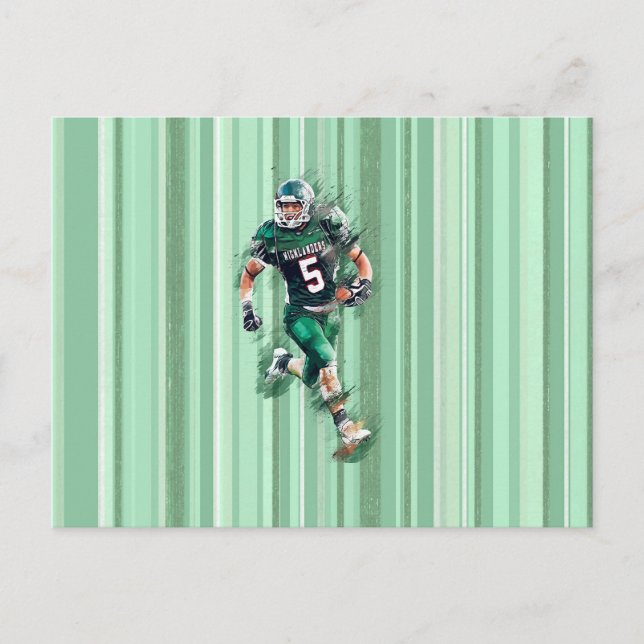 Carte Postale Football (Devant)