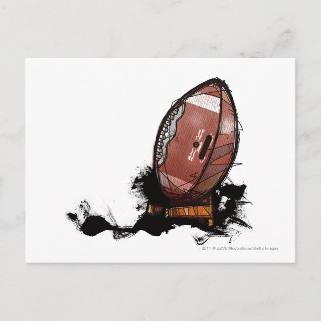 Carte Postale football américain (Devant)