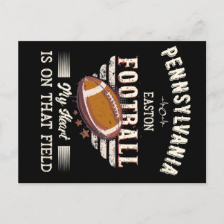 Carte Postale Football américain de Pennsylvanie Easton