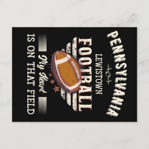 Carte Postale Football américain Pennsylvania Lewistown