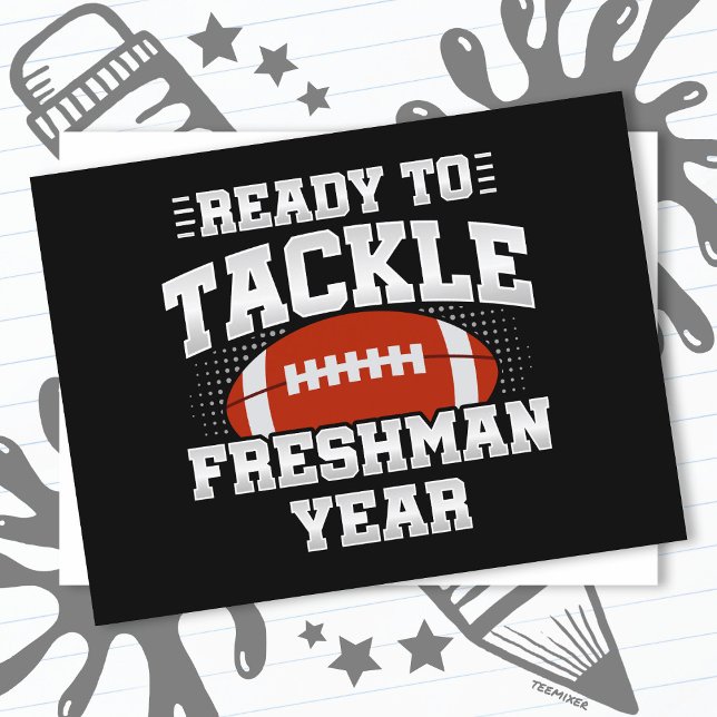 Carte Postale Football de 9e année prêt à reprendre le contrôle  (Créateur téléchargé)