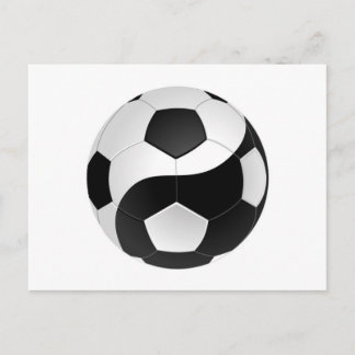Carte Postale Football de Yin Yang