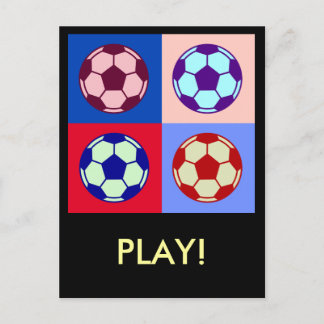 Carte Postale Football/Football Art