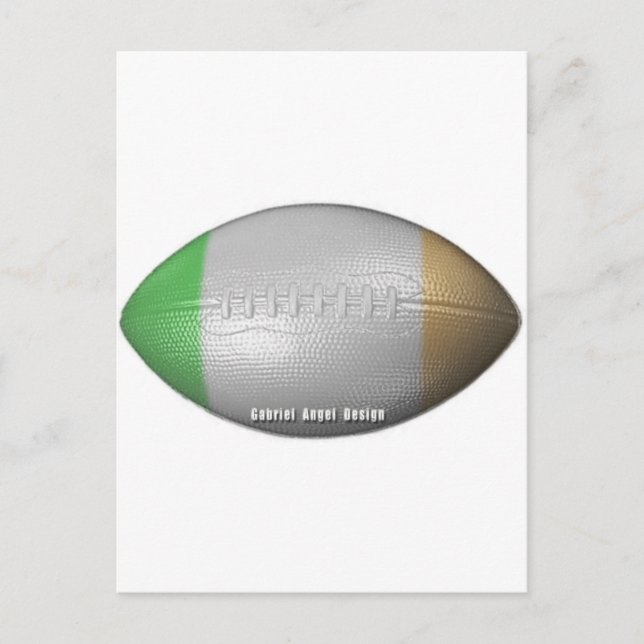 Carte Postale Football irlandais (Devant)