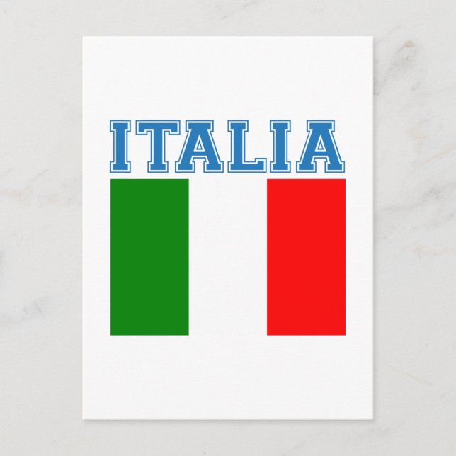 Carte Postale Football Italia (Devant)