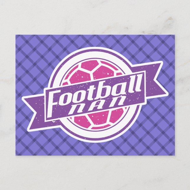 Carte Postale Football Nan (Grand-mère) (Devant)