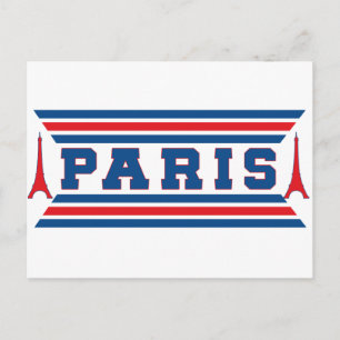 Carte Postale Football Paris