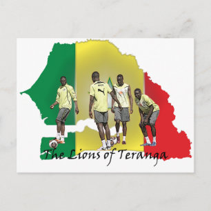 Carte Postale Football Sénégal