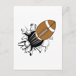 Carte Postale Football volant