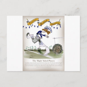 Carte Postale footballeur de droite écossais