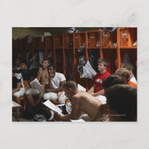 Carte Postale footballeurs américains y compris adolescents 2