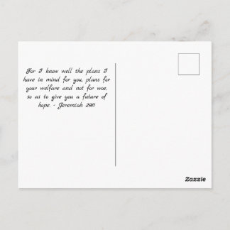 Carte Postale For I Know the Plans I Have For You