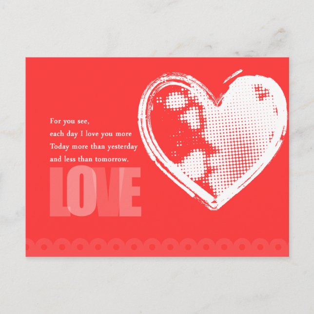 Carte Postale For You See Love Postcard (Devant)